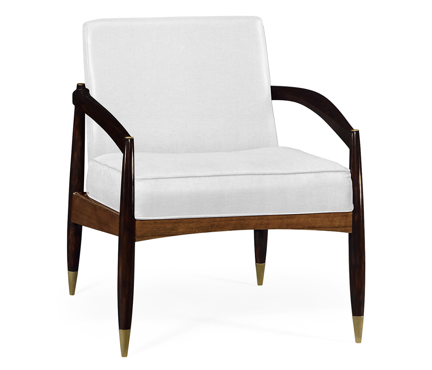 Contemporary Hyedua & Ebonised Occasional Chair