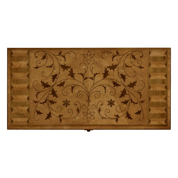 Seaweed Marquetry Backgammon Board