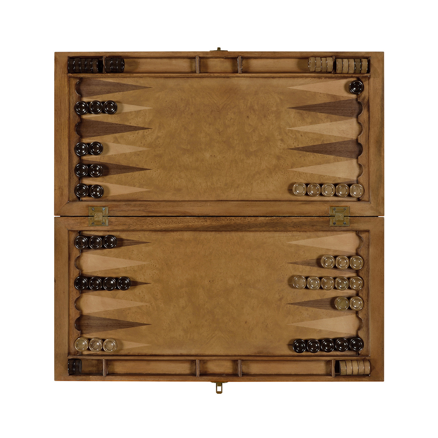 Seaweed Marquetry Backgammon Board