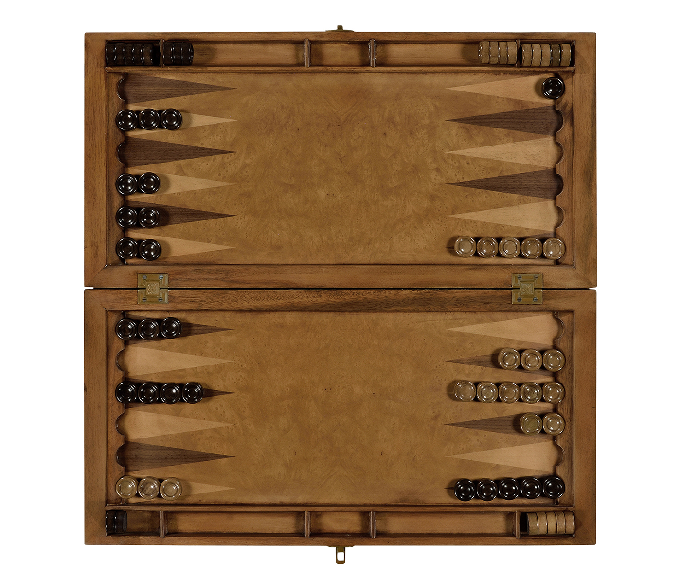 Floral Marquetry Backgammon Board