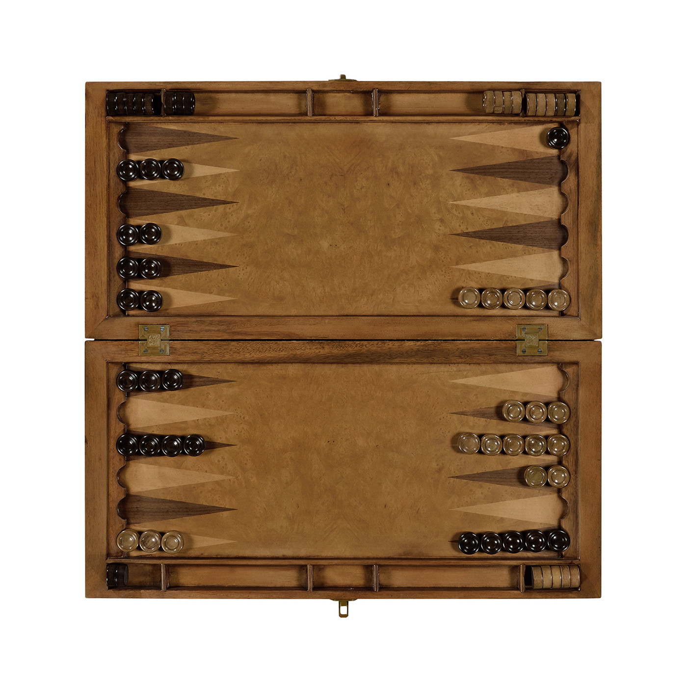 Floral Marquetry Backgammon Board