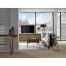 Black Eucalyptus Rectangular Anthracite Shagreen Console Table