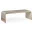 Brown Italian layer coffee table