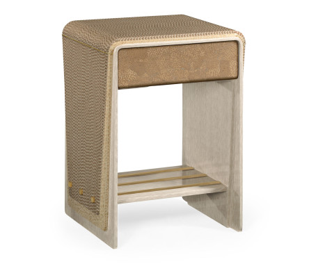 Brown Italian layer end table
