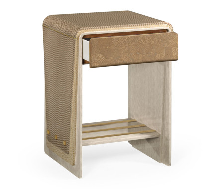 Brown Italian layer end table