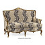Bergère Two Seater Sofa with Gilded Carving
