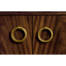 Regency mahogany sideboard with brass handles