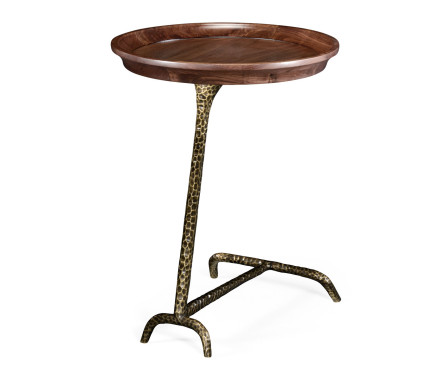 Unusual circular side table