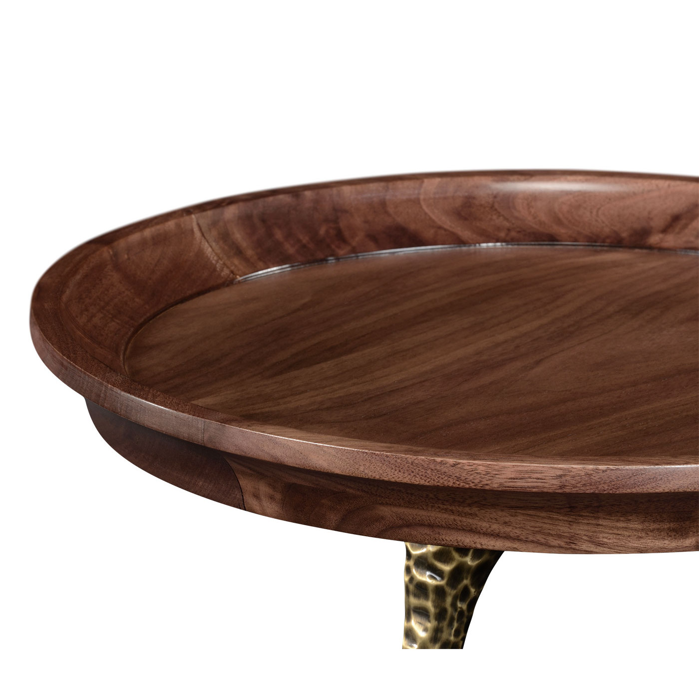 Unusual circular side table