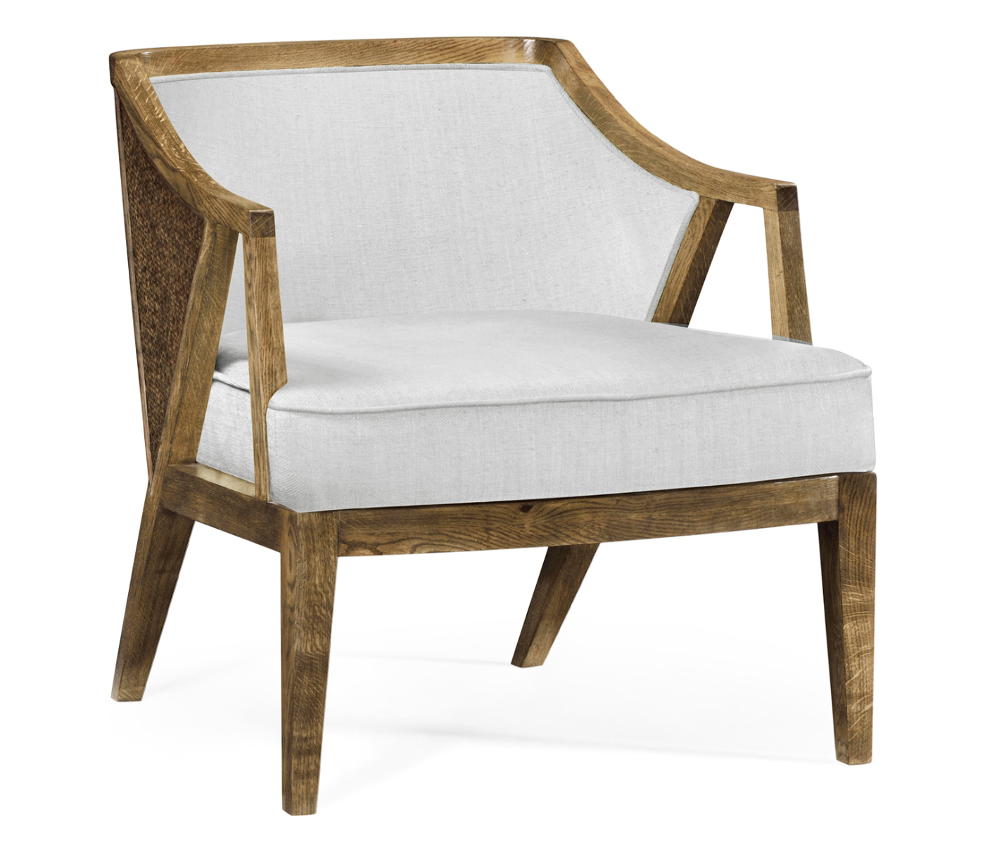 Langkawa Oak & Rattan Occasional Chair