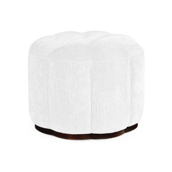 Langkawi Walnut Circular Ottoman