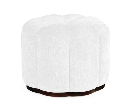 Langkawi Walnut Circular Ottoman