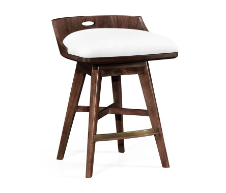 Langkawi Natural Walnut Counter Stool