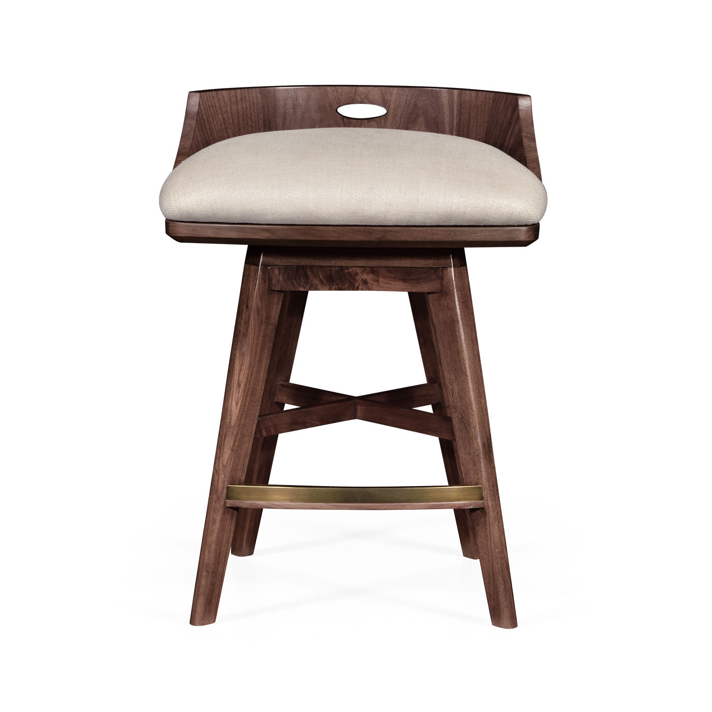 Langkawi Natural Walnut Counter Stool