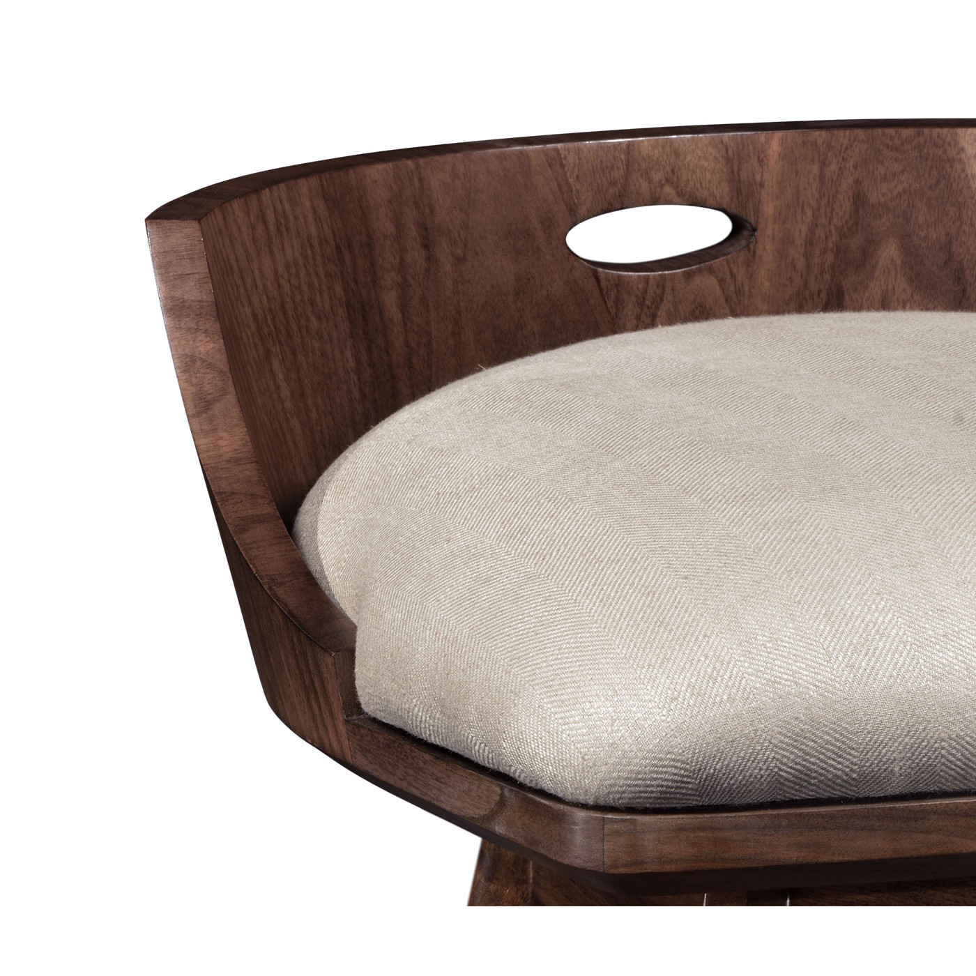 Langkawi Natural Walnut Counter Stool