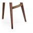 Langkawi Natural Walnut Bar Stool