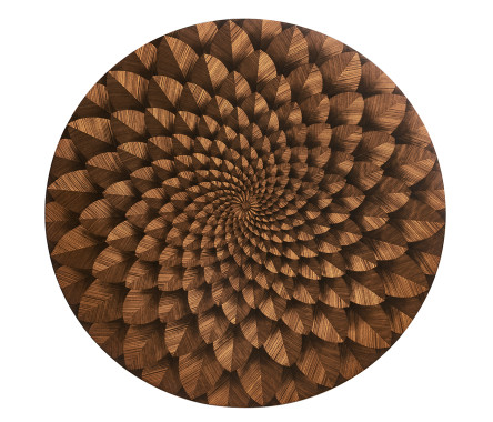Feather Inlay Coffee Table