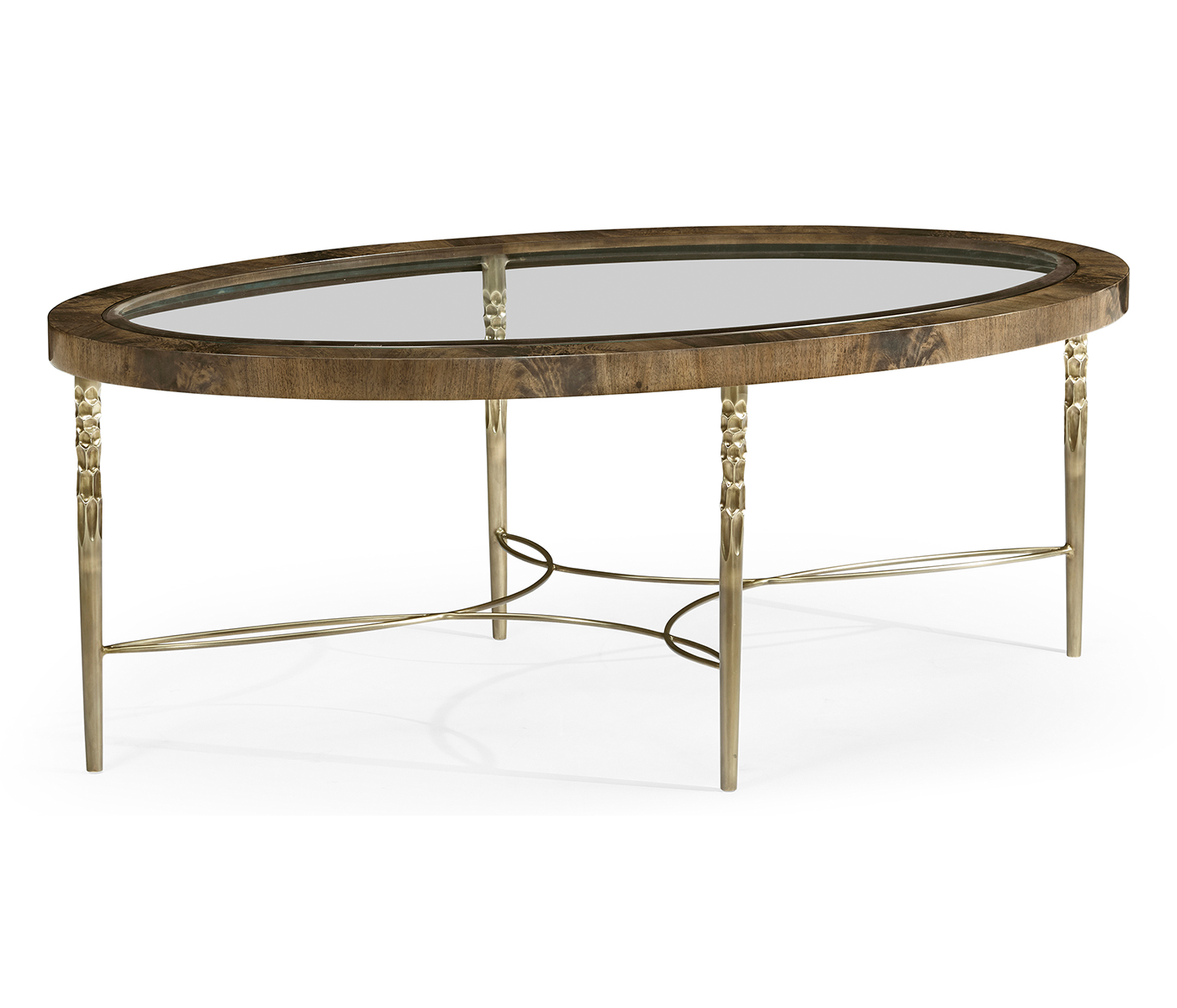 Oval Buckingham Mahogany Cocktail Table