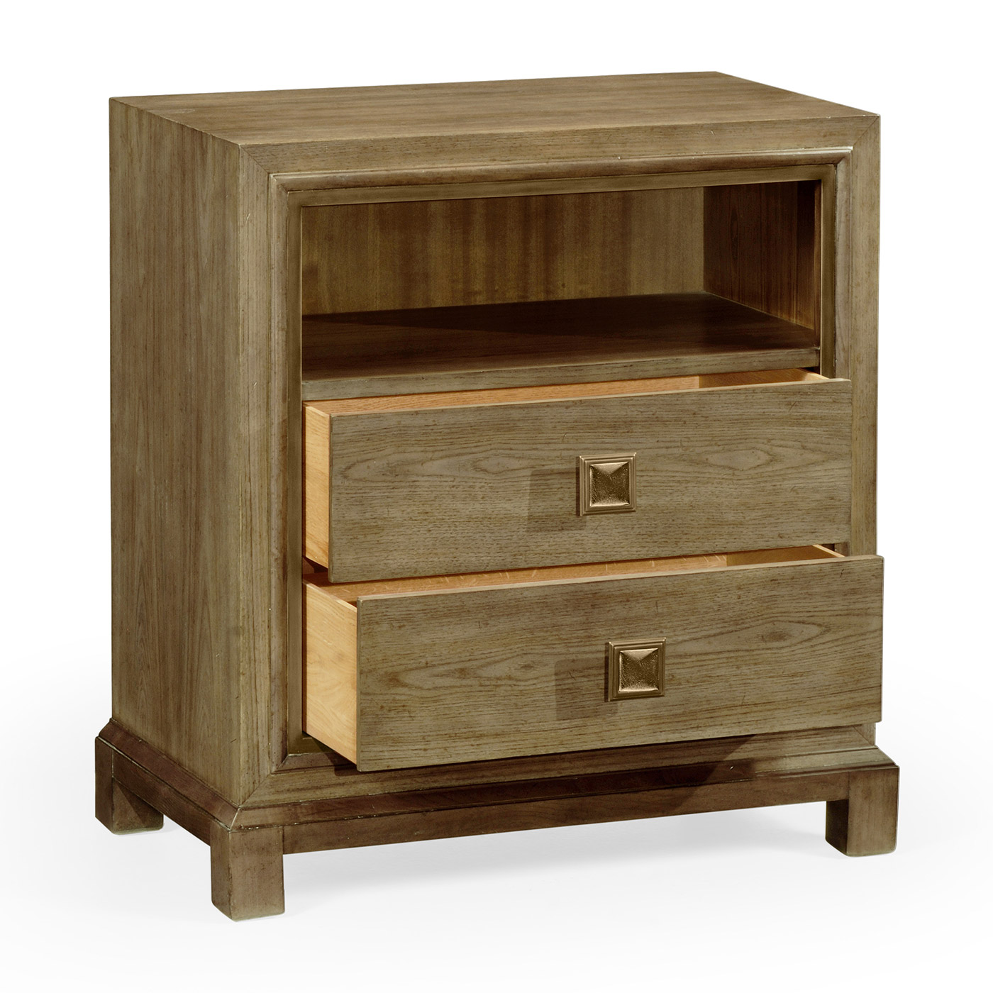 Nightstand in light grey chestnut