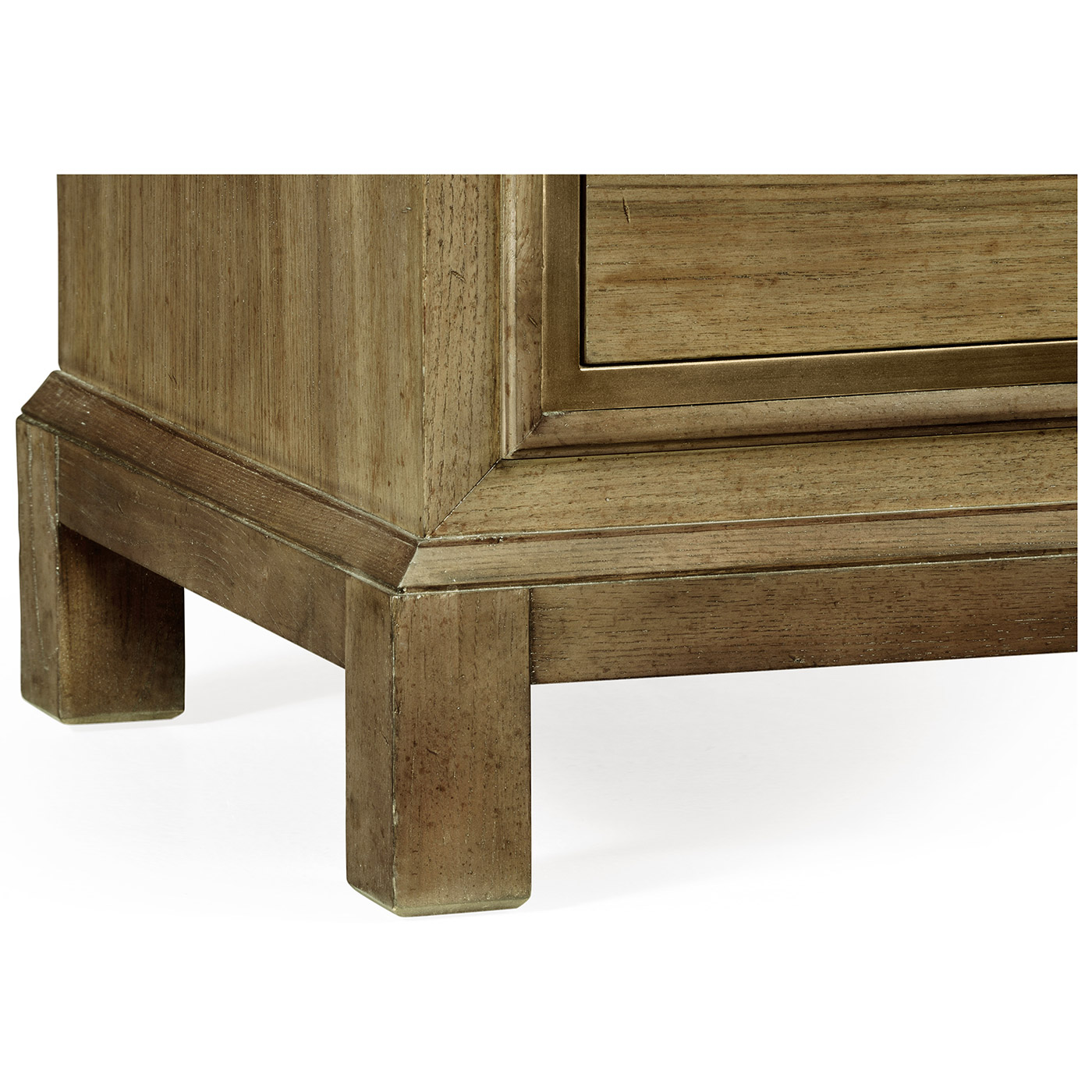 Large chest of drawers in light grey chestnut