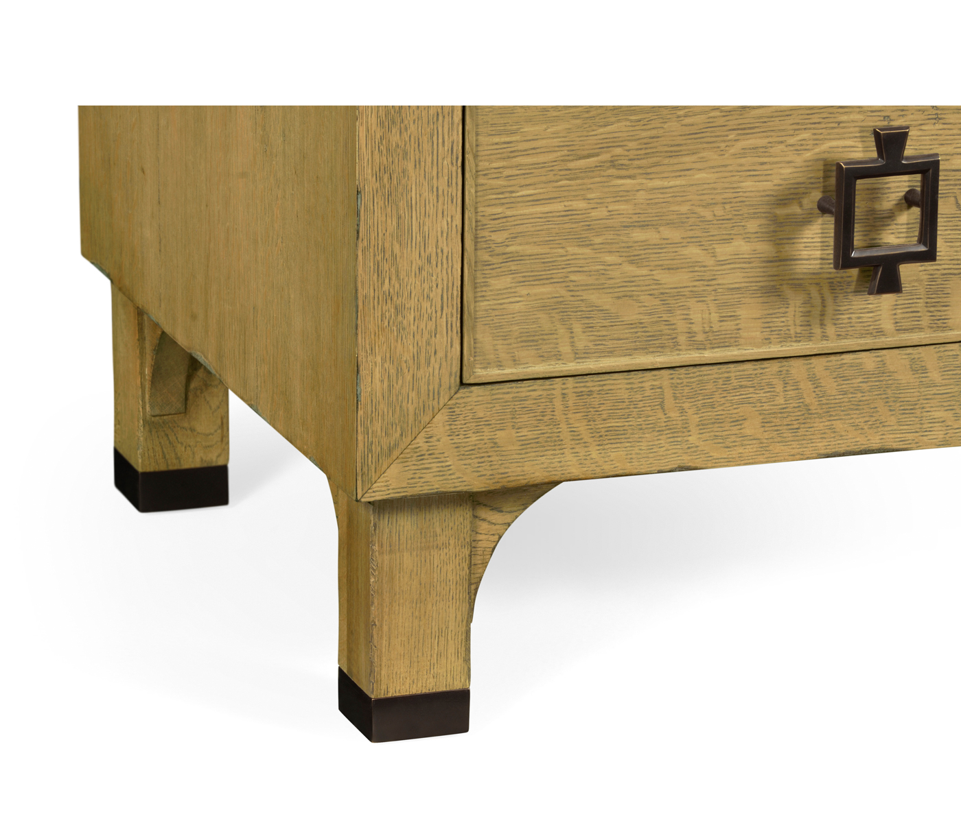 Natural Oak Chest of Drawers with Marble Top