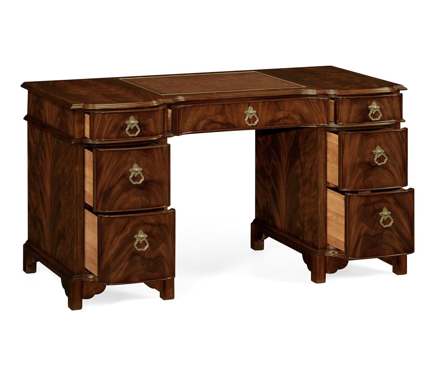 Federal Style Mahogany Kneehole Desk