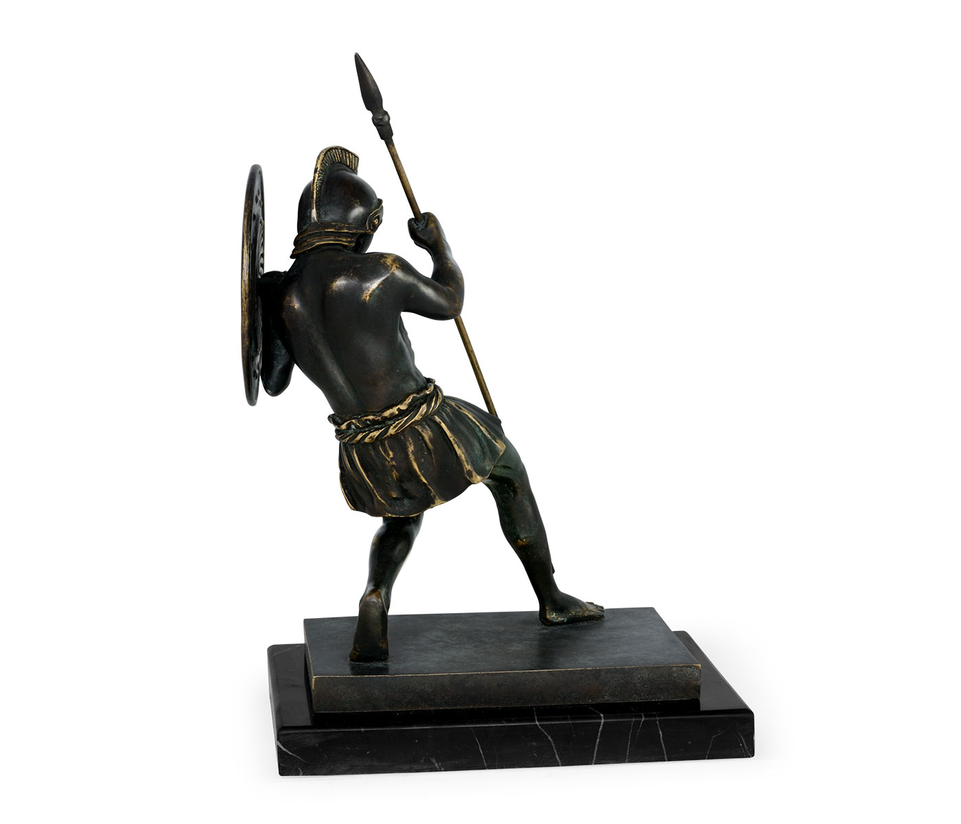 Pair of Dark Bronze Combatant Bookends