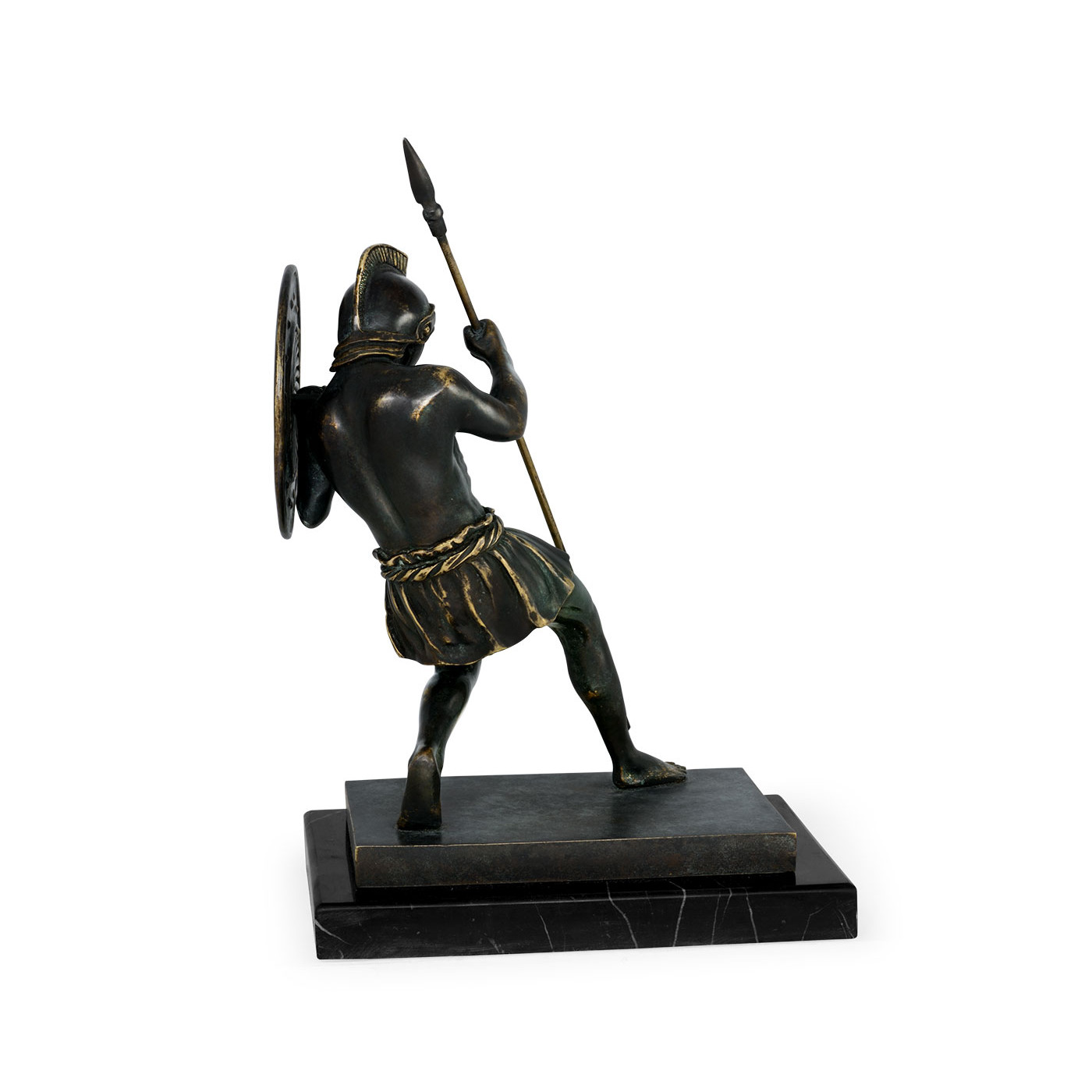 Pair of Dark Bronze Combatant Bookends