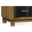 Black Leather Inlaid Chest of Drawers