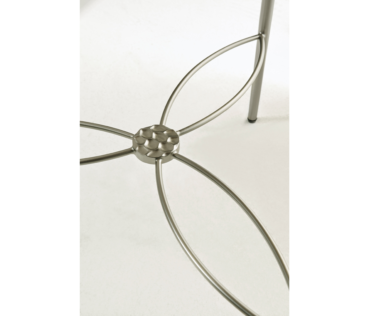 Fulgurite Golden Amber Round Side Table
