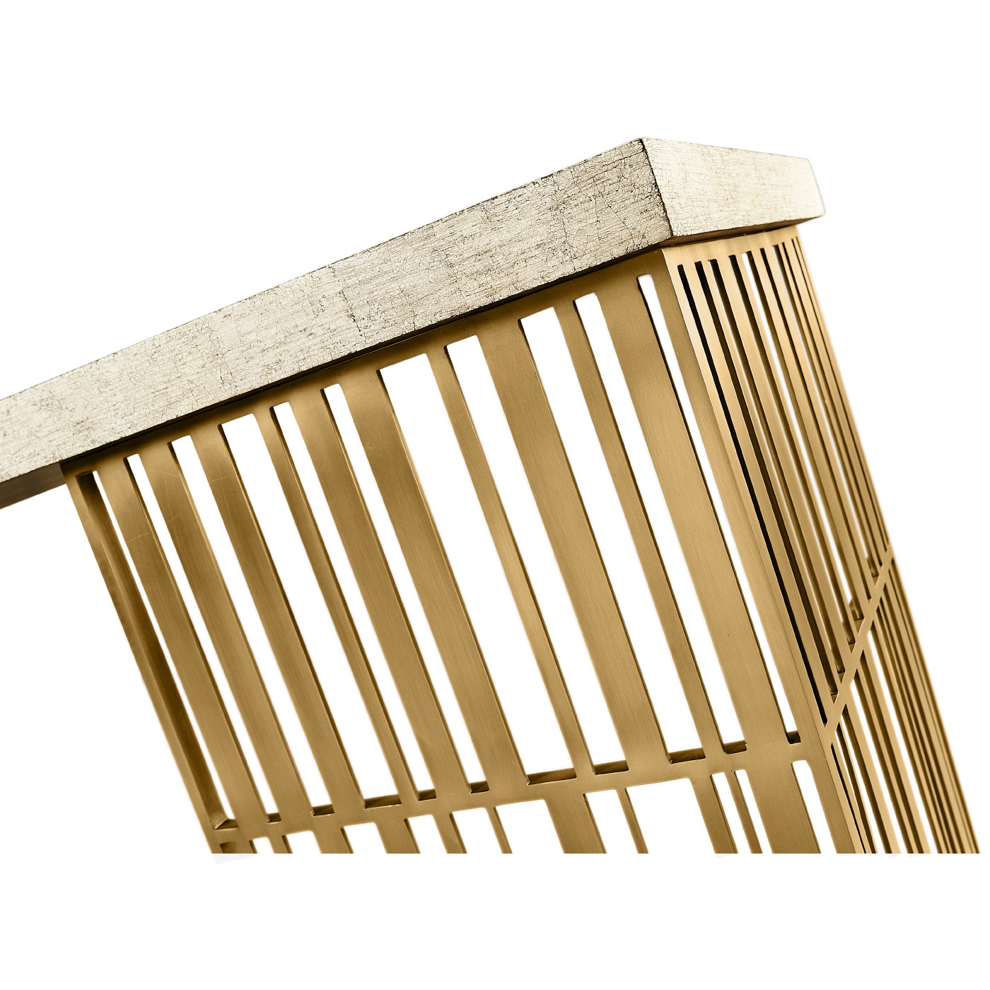 Rectangular Timberwolf Eggshell Console Table