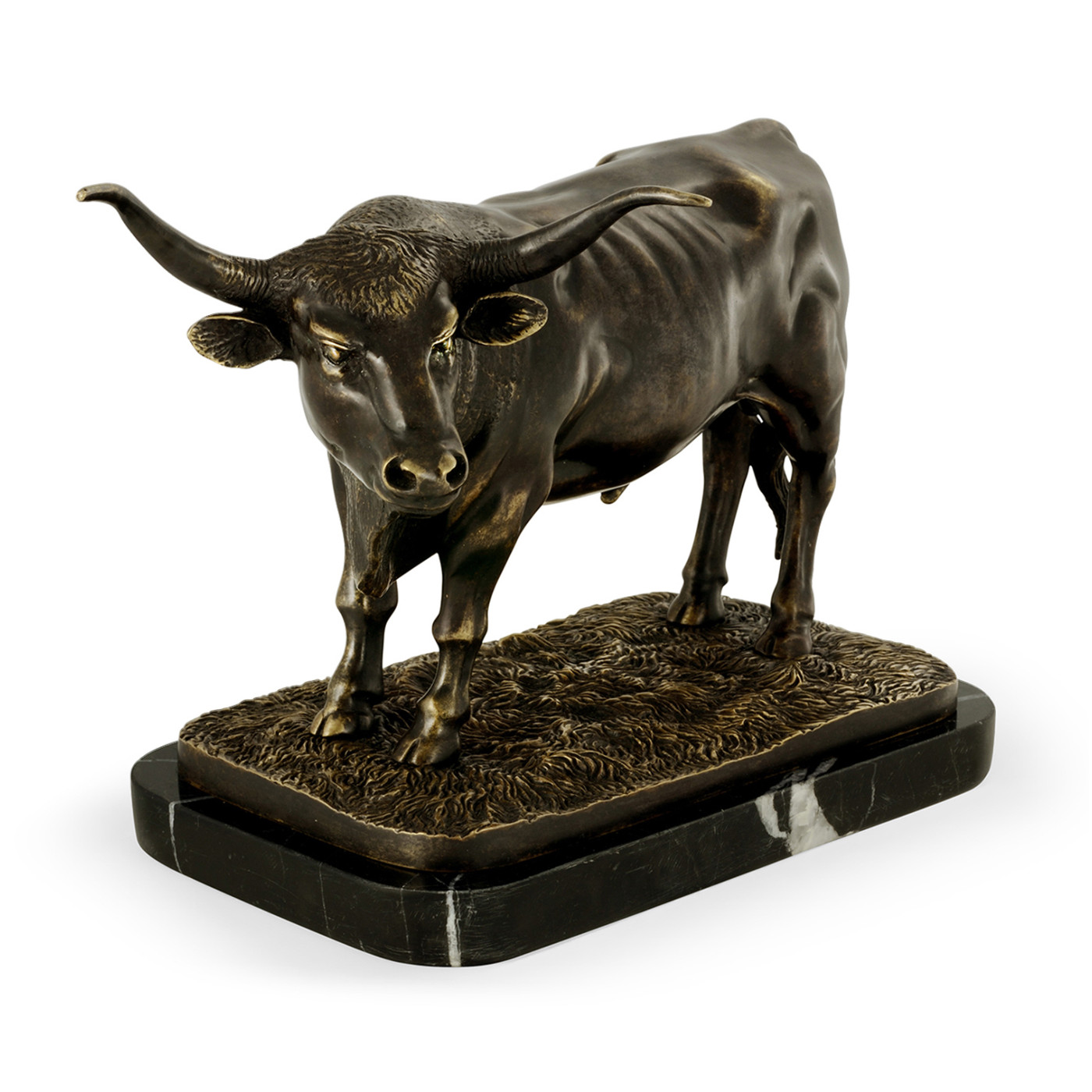 Antique Dark Bronze Longhorn