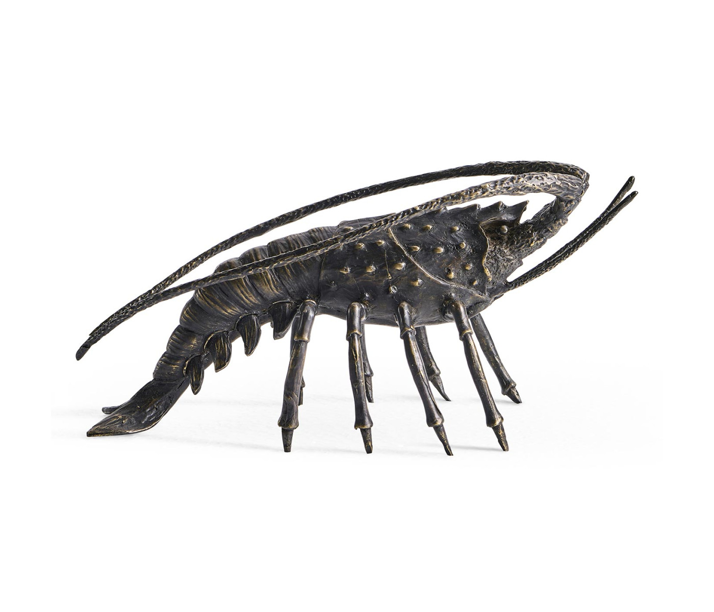 Antique Dark Bronze Langoustine