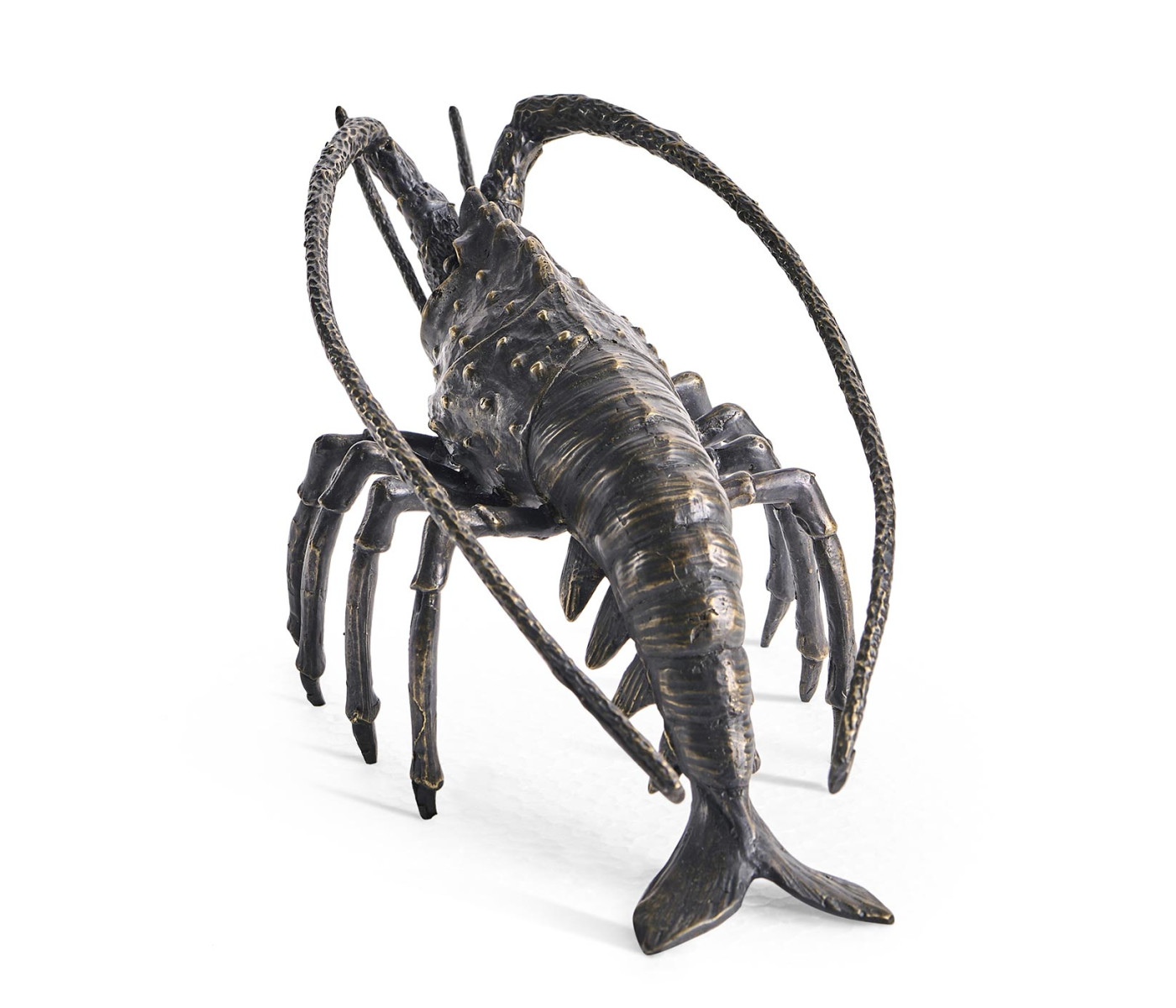 Antique Dark Bronze Langoustine