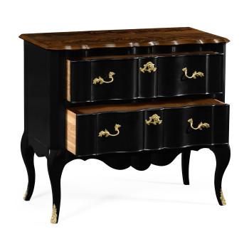 Chest of drawesr in painted black