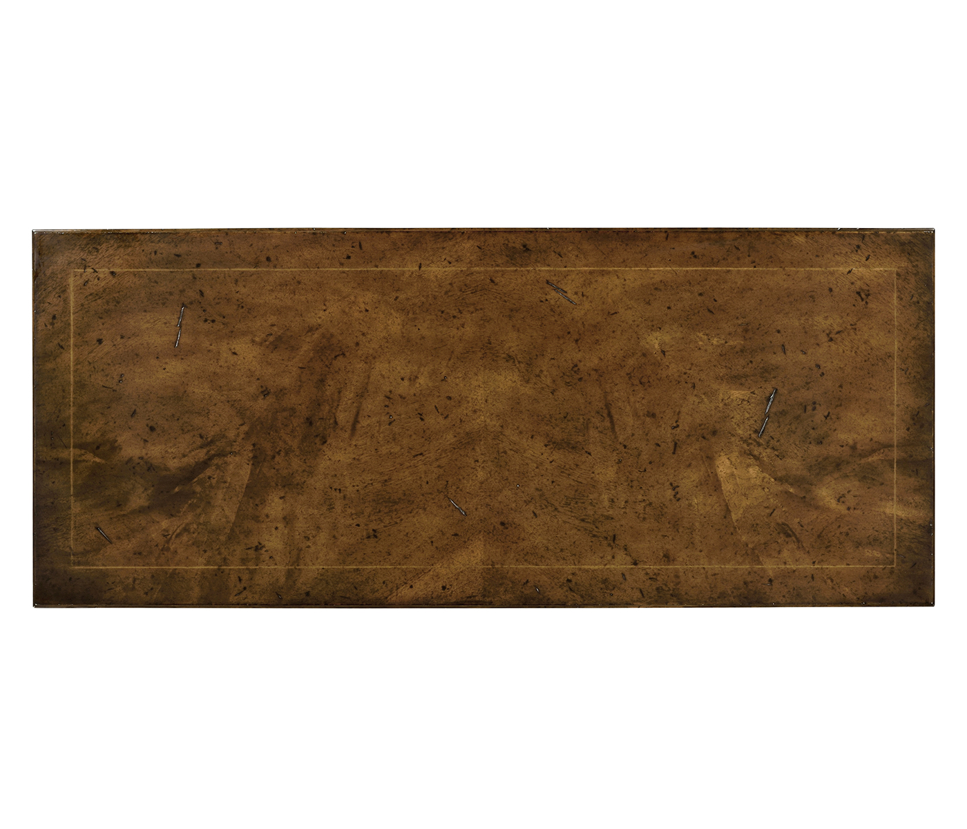Brown mahogany retangular console table