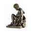 Antique Dark Bronze Greek Statue