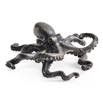 Antique Dark Bronze Octopus