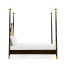 Four Poster Ebonised & Gilded UK King Bed