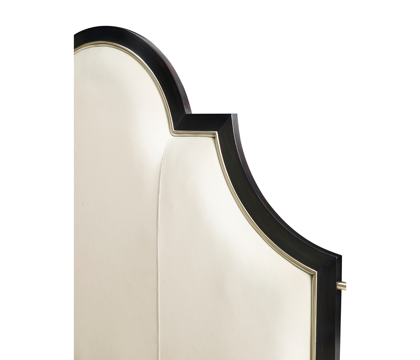 Four Poster Ebonised & Silver-Leaf UK King Bed