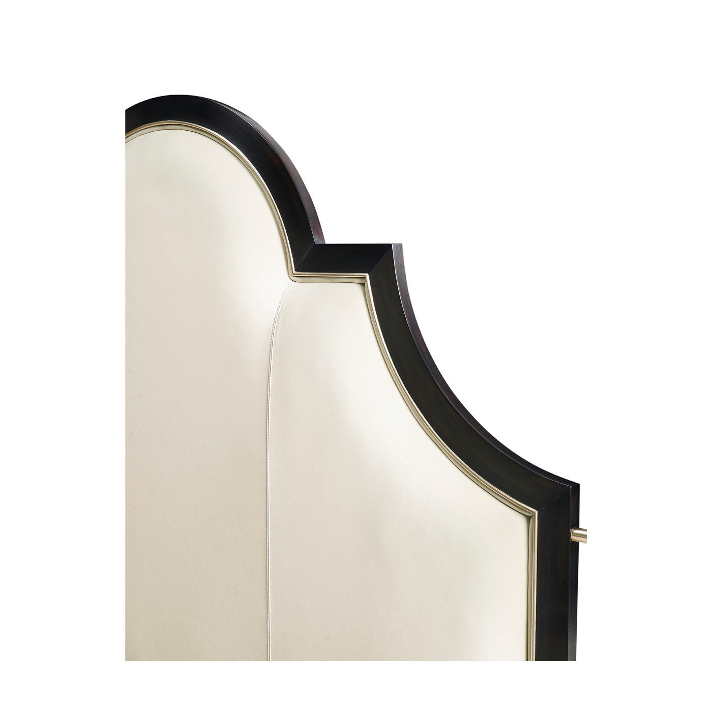 Four Poster Ebonised & Silver-Leaf UK King Bed