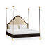 Four Poster Ebonised & Gilded US Queen Bed