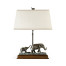 The elephant table lamp (Left)