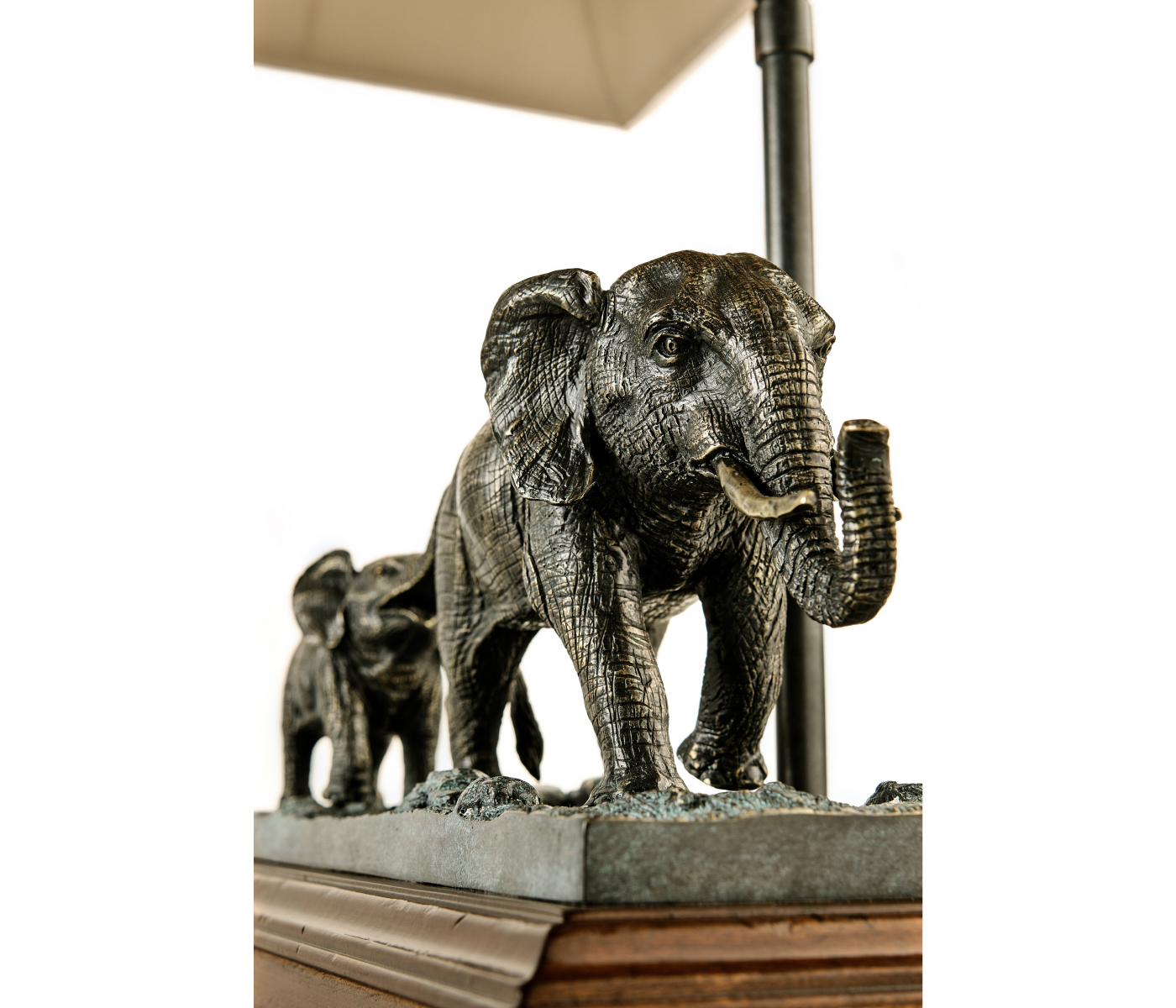 The elephant table lamp (Left)