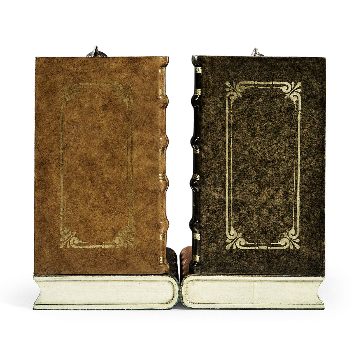 Pair of Antique Dark Bronze Elf Bookends