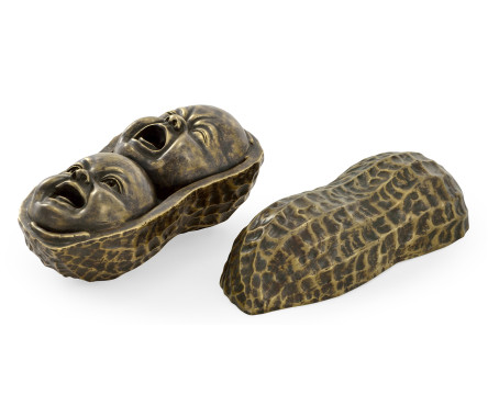Antique Dark Bronze Peanut Shell