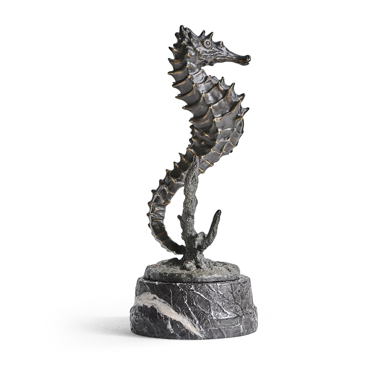 Antique Dark Bronze Seashorse