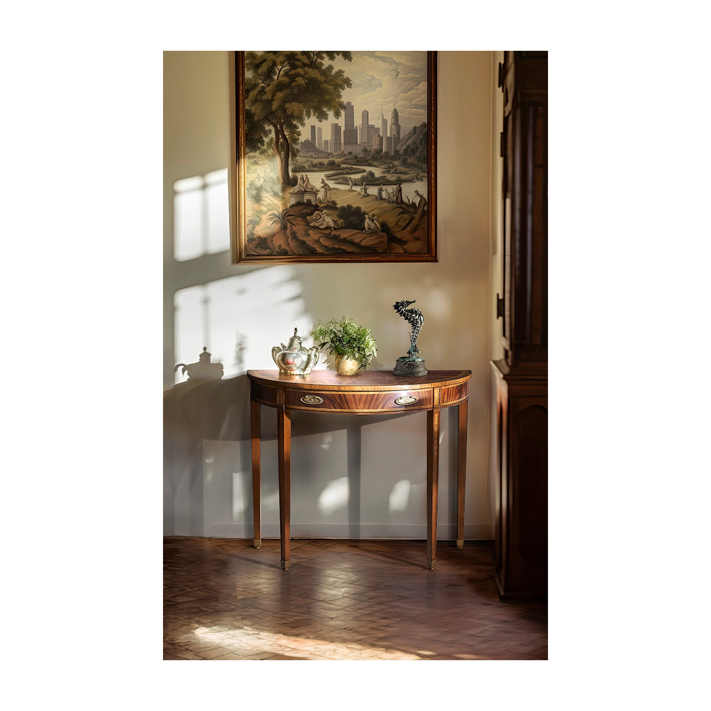 Antique Dark Bronze Seashorse