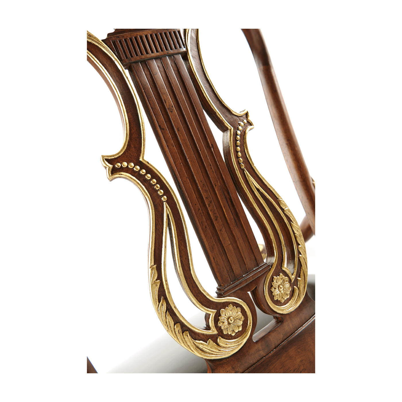 Buckingham Lyre Back Arm Bar Stool