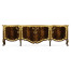 Low Mahogany & Gilded Entertainment Unit
